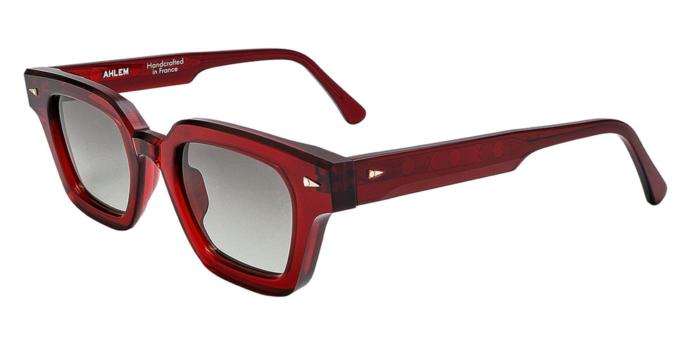 AHLEM® Limited Edition™ Boétie Sunglasses AH SA100-BURG/GNGR4-F1 48 - Burgundy/Green Gradient