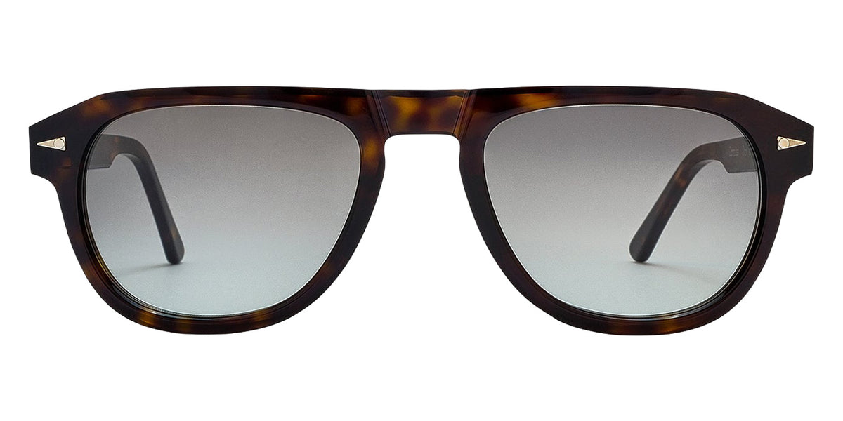 AHLEM® Carrousel Sunglasses AH SA101-DRKT/GNGR4-F1 51 - Dark Turtle/Green Gradient