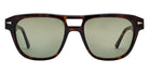 AHLEM® Limited Edition™ États-Unis Sunglasses AH SA102-DRKT/KHAL-F1 52 - Dark Turtle/Khaki Light