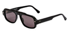 AHLEM® Limited Edition™ George V Sunglasses AH SA109-BLCK/STOR4-F1 54 - Black/Storm