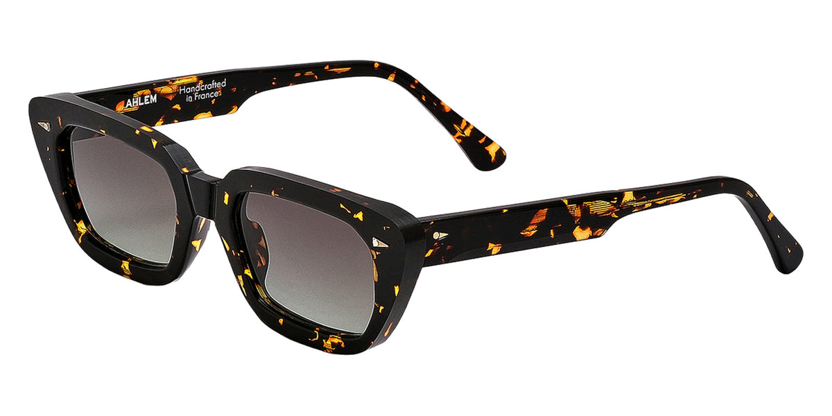 AHLEM® Jeanne Sunglasses AH SA110-YLWT/GNGR4-F1 53 - Yellow Turtle/Green Gradient