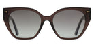 AHLEM® Marguerite Sunglasses AH SA120-MOKA/GNGR4-F1 56 - Mokalight/Green Gradient