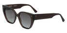 AHLEM® Marguerite Sunglasses AH SA120-MOKA/GNGR4-F1 56 - Mokalight/Green Gradient