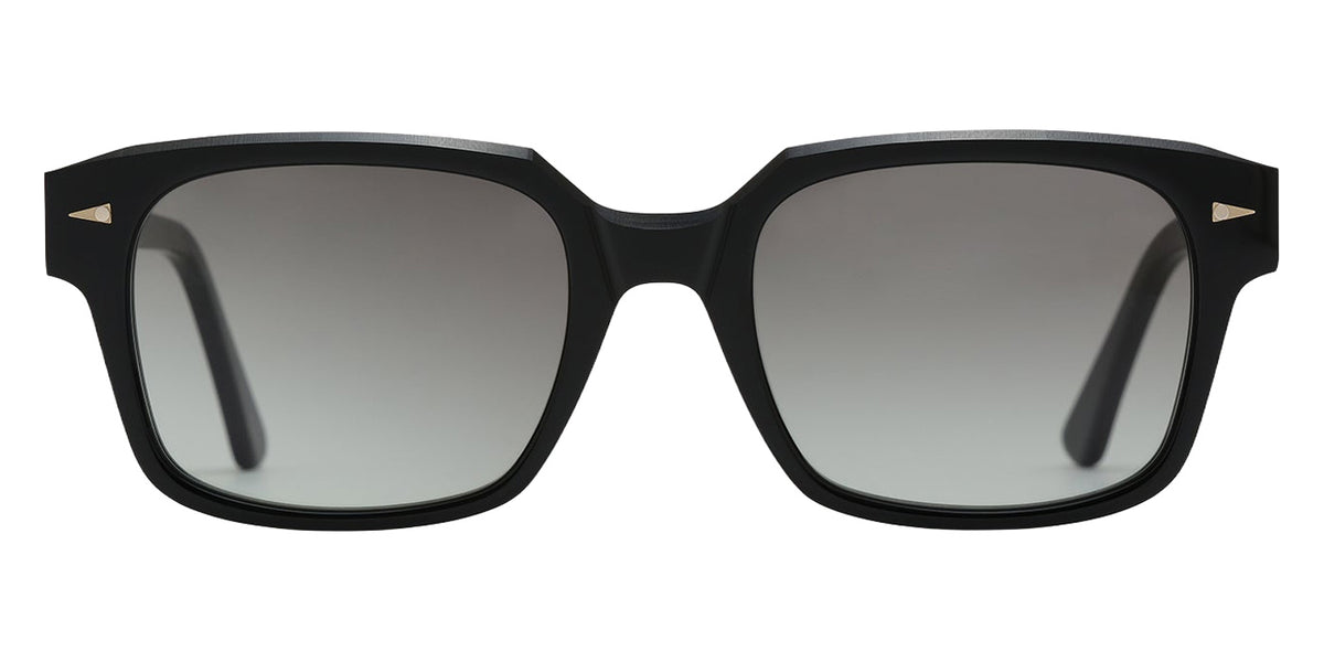 AHLEM® Gros Caillou Sunglasses AH SA121-BLCK/GNGR4-F1 53 - Black/Green Gradient