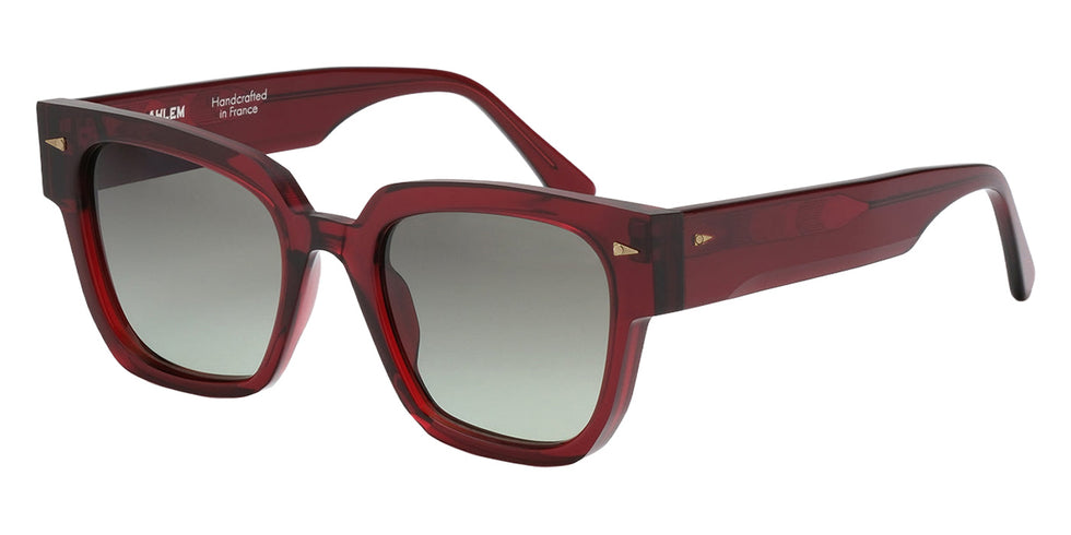 AHLEM® Italiens Sunglasses AH SA127-BURG/GNGR4-F1 53 - Burgundy/Green Gradient