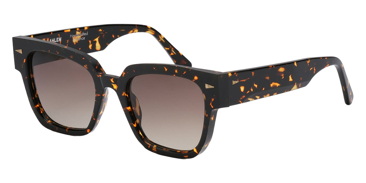 AHLEM® Italiens Sunglasses AH SA127-YLWT/SMGR4-F1 53 - Yellow Turtle/Smoke Gradient