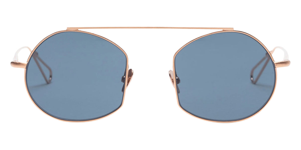 AHLEM® Place des Victoires Sunglasses AH SM004-RGBR-NA/BLUE2-B2 47 - Rose Gold Brushed
