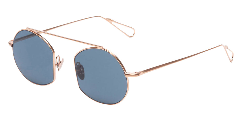 AHLEM® Place des Victoires Sunglasses AH SM004-RGBR-NA/BLUE2-B2 47 - Rose Gold Brushed