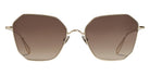 AHLEM® Marceline Sunglasses AH SM073-GRYG-NA/SMGR4-H2 56 - Grey Gold/Smoke Gradient