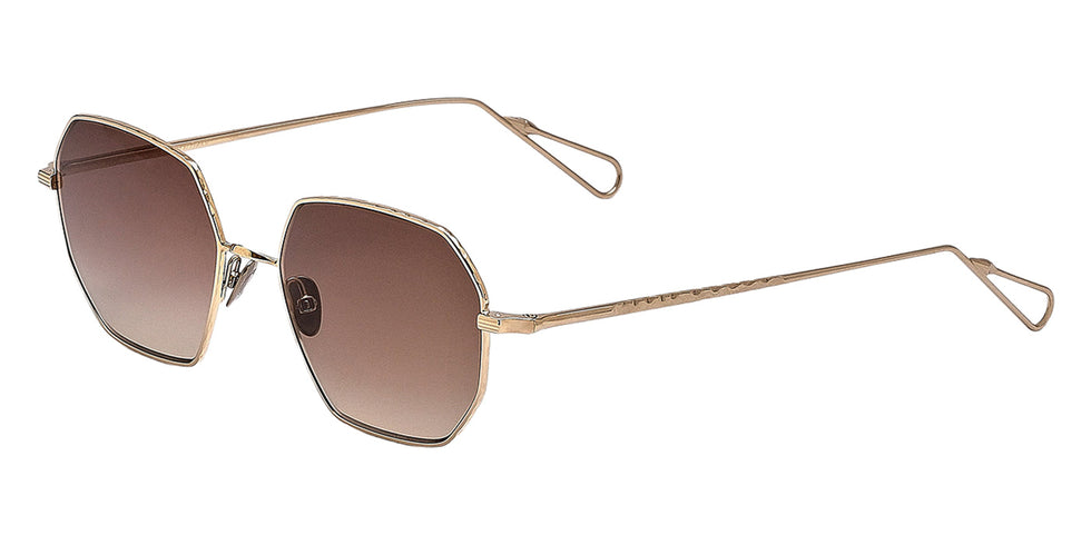 AHLEM® Réaumur Sunglasses AH SM096-GRYG-NA/SMGR4-H2 54 - Grey Gold/Smoke Gradient