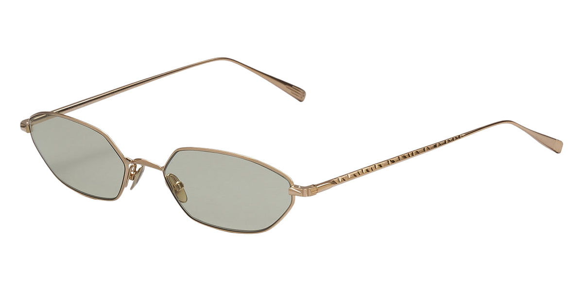 AHLEM® Limited Edition™ Iris Sunglasses AH SM112-CHAM-NA/GRNL4-M3 56 - Champagne/Green Light