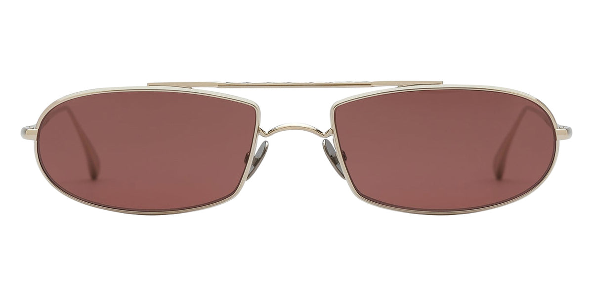 AHLEM® Limited Edition™ Guérin Sunglasses AH SM117-GRYG-NA/PLUM4-M3 57 - Grey Gold/Plum