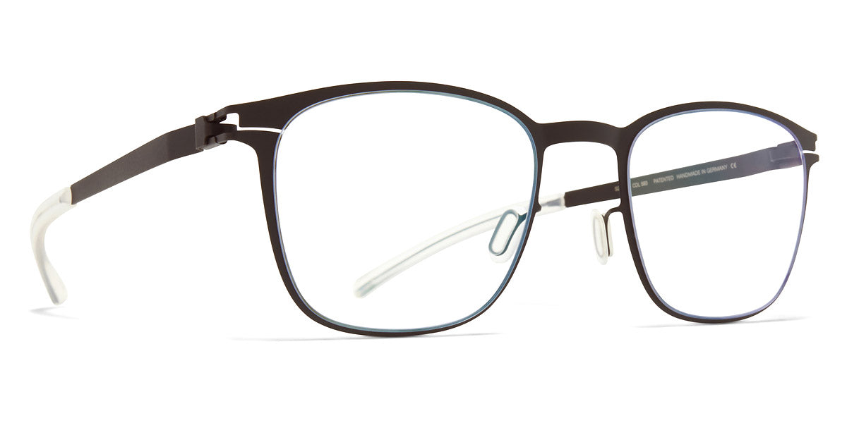 Mykita® AIDEN MYK AIDEN Ebony Brown 50 - Ebony Brown Eyeglasses