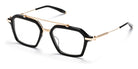 AKONI® Akari AKO Akari 413A 51 - Solid Black Eyeglasses