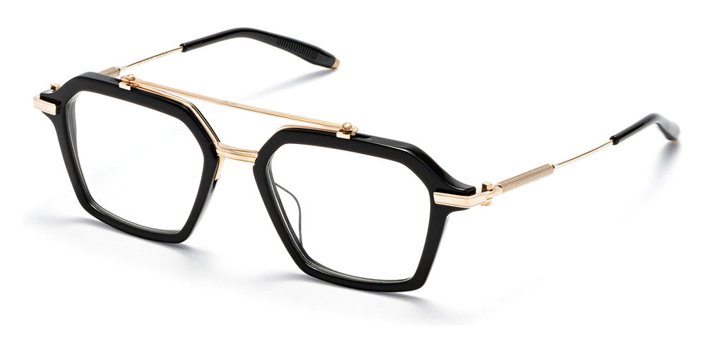 AKONI® Akari AKO Akari 413A 51 - Solid Black Eyeglasses
