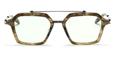 AKONI® Akari AKO Akari 413B 51 - Green Tortoise Swirl Eyeglasses