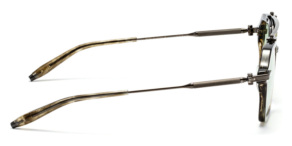 AKONI® Akari AKO Akari 413B 51 - Green Tortoise Swirl Eyeglasses