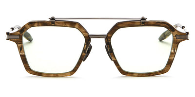 AKONI® Akari AKO Akari 413B-UNI 51 - Green Tortoise Swirl Eyeglasses