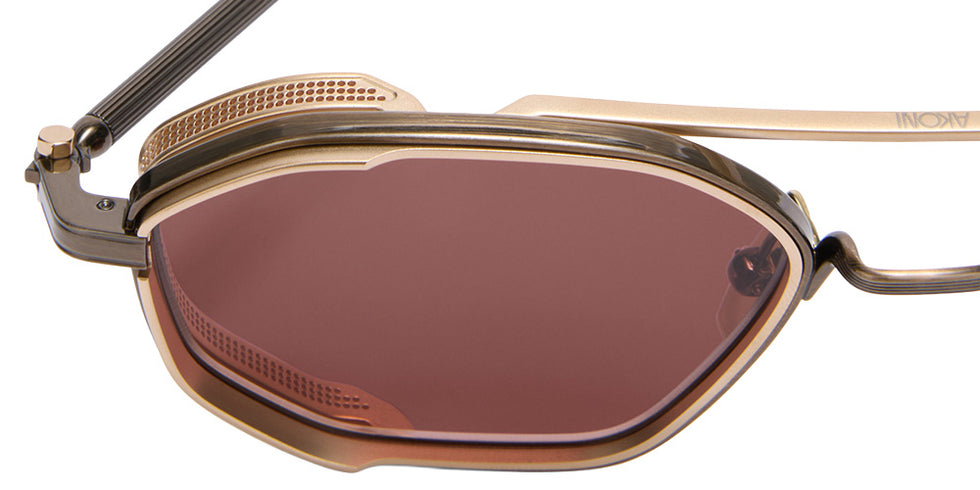 Akoni® Eris-Two Anniversary Edition Sunglasses - Antique Gold/12k Gold