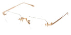 Akoni® Juno-Four Eyeglasses - Brushed 12k Gold