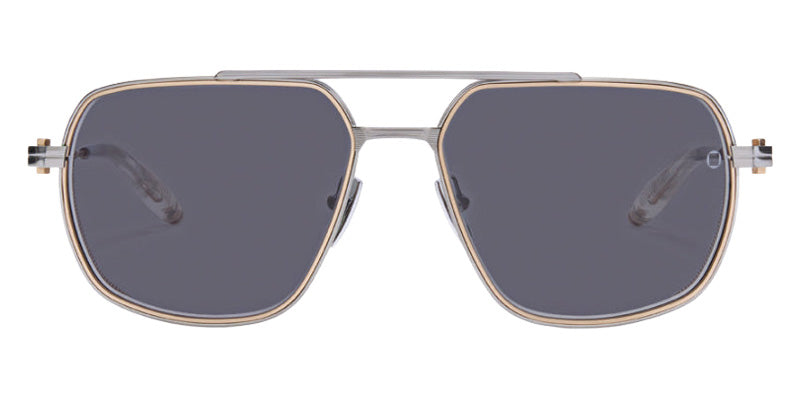 Akoni® Pathfinder Sunglasses - Brushed Black Palladium and Gold