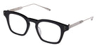 Akoni® Wise Eyeglasses - Black and Brushed Palladium