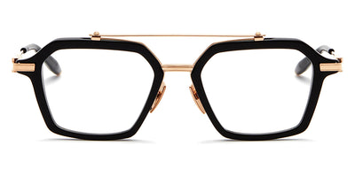 Akoni® Akari AF AKO Akari AF 413A 51 - Solid Black/White Gold Eyeglasses