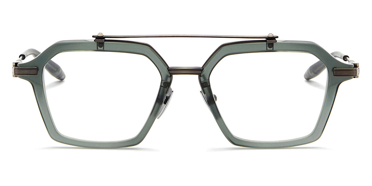 Akoni® Akari AF AKO Akari AF 413C 51 - Matte Crystal Blue/Matte Antique Silver Eyeglasses