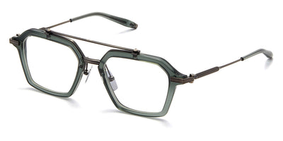 Akoni® Akari AF AKO Akari AF 413C 51 - Matte Crystal Blue/Matte Antique Silver Eyeglasses