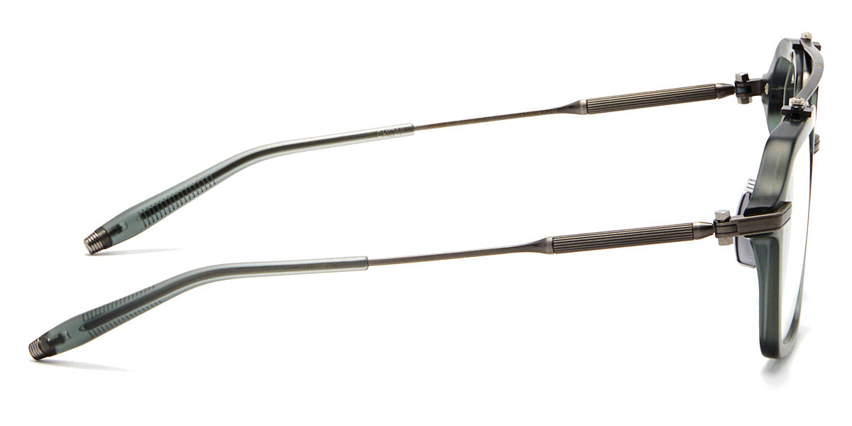 Akoni® Akari AF AKO Akari AF 413C 51 - Matte Crystal Blue/Matte Antique Silver Eyeglasses