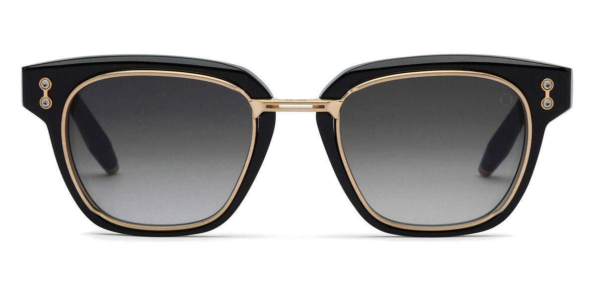 Akoni® Apollo AKO Apollo 518A 51 - Black/Brushed 12k Gold/Machine Silver / Dark Gray to Light Gray Sunglasses