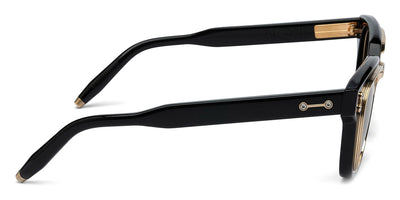 Akoni® Apollo AKO Apollo 518A 51 - Black/Brushed 12k Gold/Machine Silver / Dark Gray to Light Gray Sunglasses