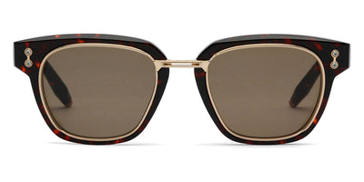 Akoni® Apollo AKO Apollo 518B 51 - Havana/Brushed 12k Gold/Machine Silver / Dark Brown Sunglasses