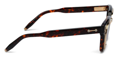 Akoni® Apollo AKO Apollo 518B 51 - Havana/Brushed 12k Gold/Machine Silver / Dark Brown Sunglasses