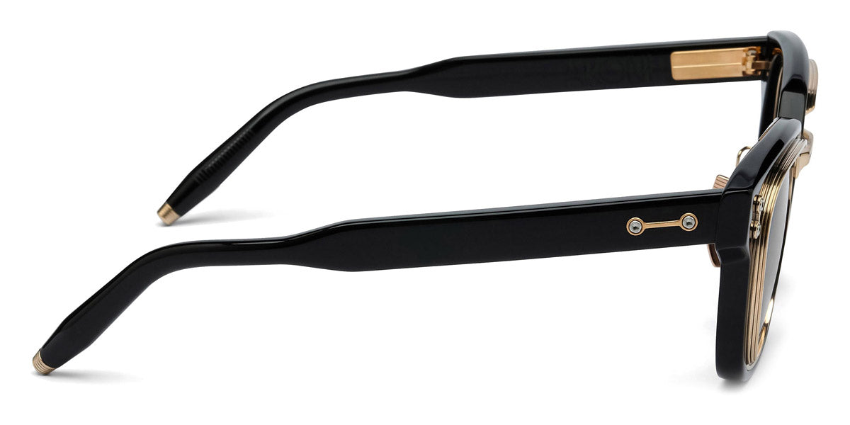 Akoni® Apollo AF AKO Apollo AF 518A 51 - Black/Brushed 12k Gold/Machine Silver / Dark Gray to Light Gray Sunglasses