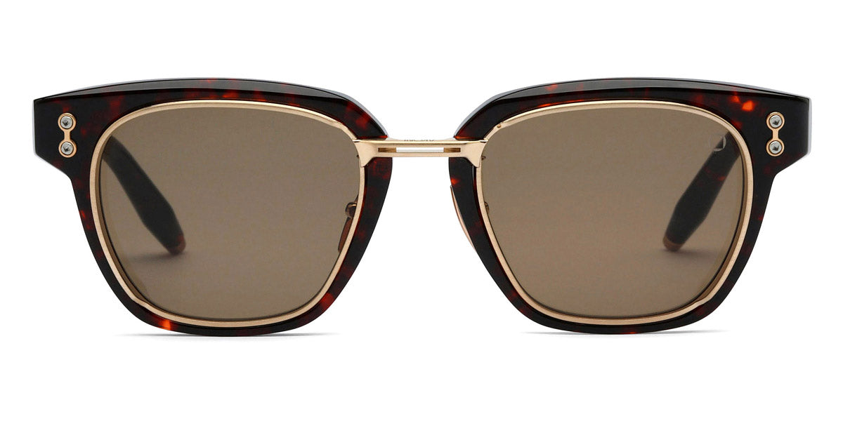 Akoni® Apollo AF AKO Apollo AF 518B 51 - Havana/Brushed 12k Gold/Machine Silver / Dark Brown Sunglasses