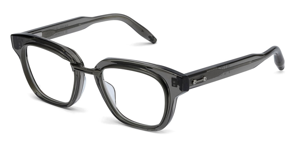 Akoni® Apollo Rx AKO Apollo Rx 518D 49 - Crystal Gray/Black Iron/Machine Silver Eyeglasses