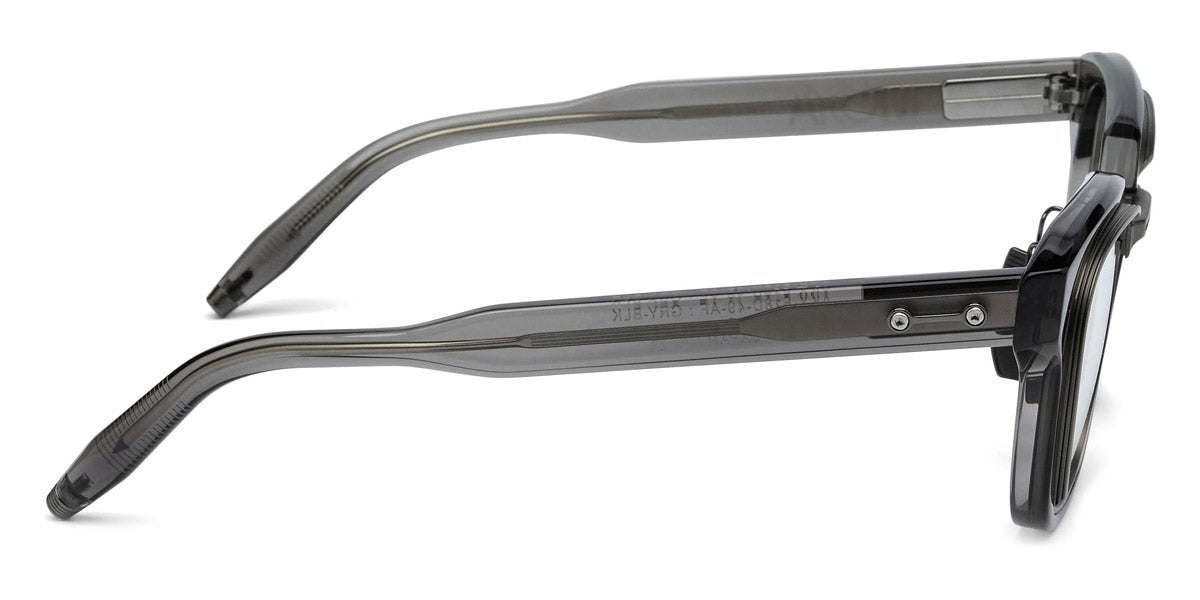Akoni® Apollo Rx AF AKO Apollo Rx AF 518D 49 - Crystal Gray/Black Iron/Machine Silver Eyeglasses
