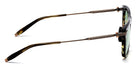 Akoni® Arc AF AKO Arc AF 402B 54 - Dark Tortoise/Antique White Gold / Light Olive Eyeglasses