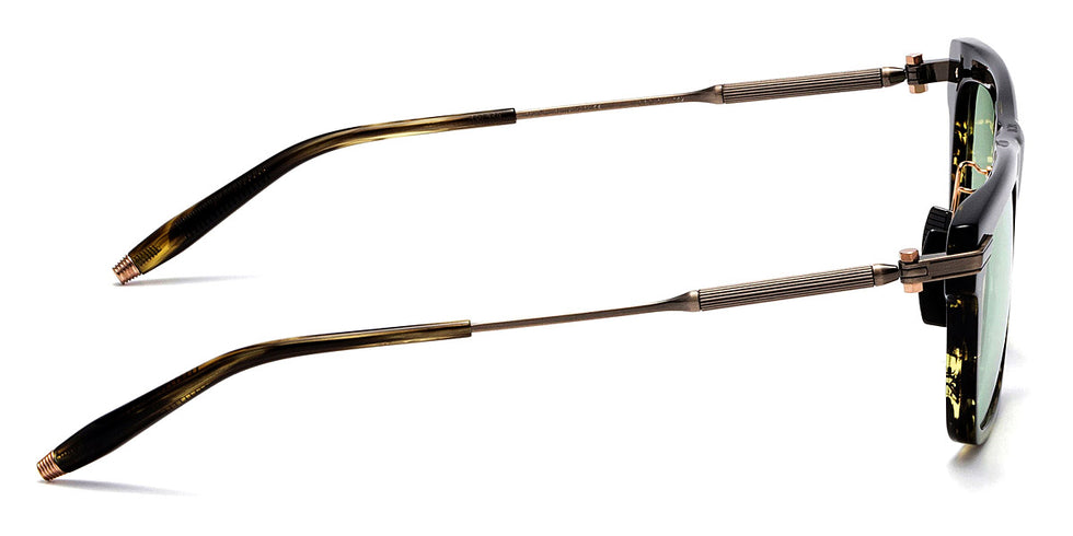 Akoni® Arc AF AKO Arc AF 402B 54 - Dark Tortoise/Antique White Gold / Light Olive Eyeglasses