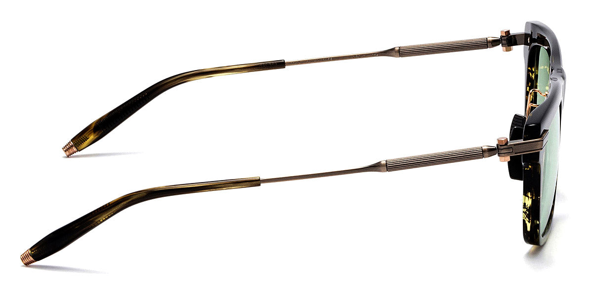 Akoni® Arc AF AKO Arc AF 402B 54 - Dark Tortoise/Antique White Gold / Light Olive Eyeglasses