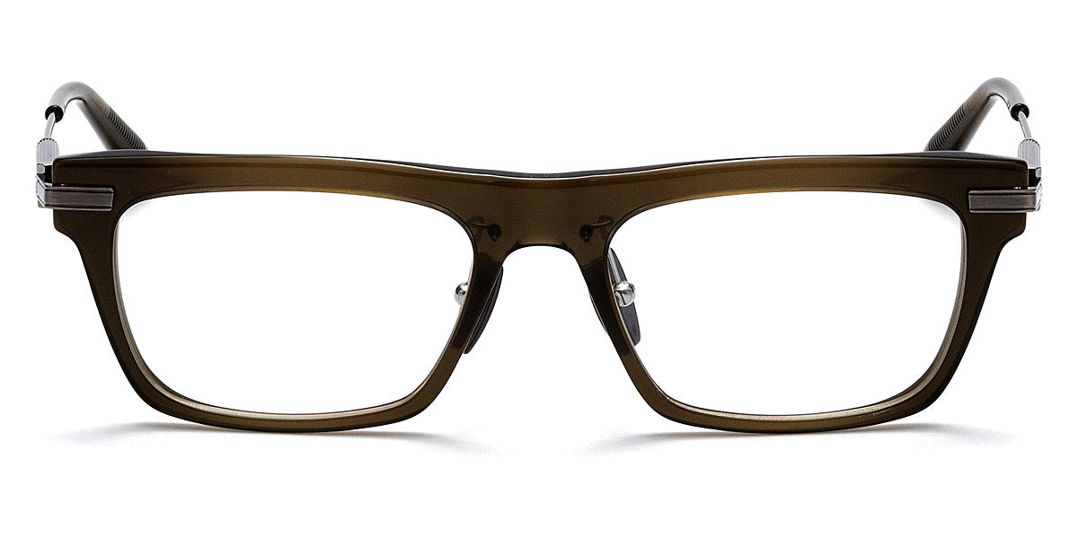 Akoni® Arc AF AKO Arc AF 402C 54 - Olive/Antique Silver Eyeglasses