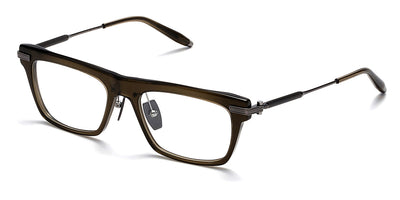 Akoni® Arc AF AKO Arc AF 402C 54 - Olive/Antique Silver Eyeglasses