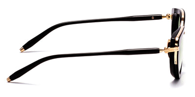 Akoni® Athena Rx AF AKO Athena Rx AF 408A 51 - Black/White Gold / Light Olive Eyeglasses
