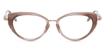 Akoni® Athena Rx AF AKO Athena Rx AF 408C 51 - Nude and Gray Swirl/Rose Gold Eyeglasses