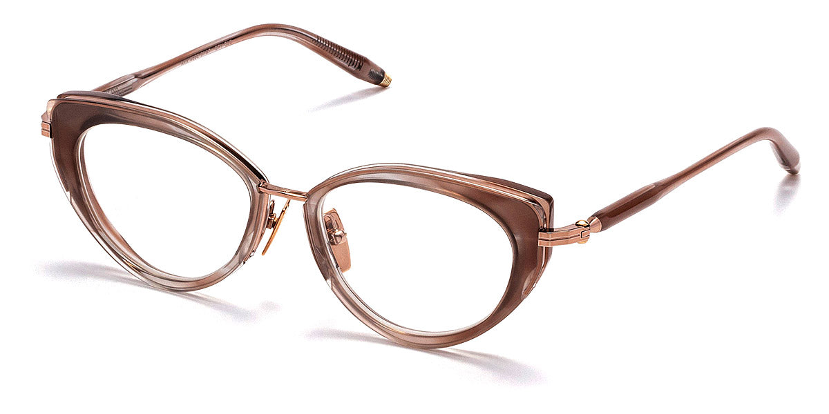 Akoni® Athena Rx AF AKO Athena Rx AF 408C 51 - Nude and Gray Swirl/Rose Gold Eyeglasses