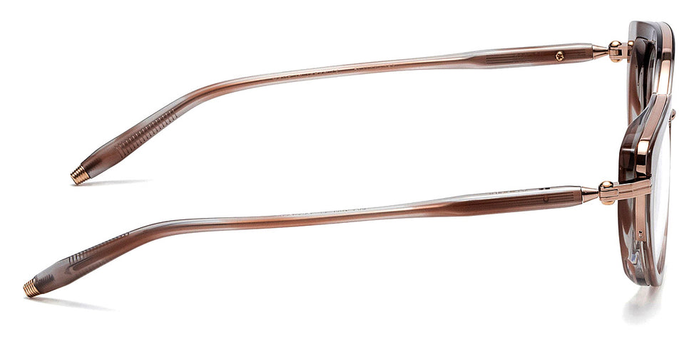 Akoni® Athena Rx AF AKO Athena Rx AF 408C 51 - Nude and Gray Swirl/Rose Gold Eyeglasses