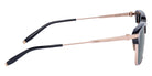 Akoni® Euclid AKO Euclid 526B 51 - Brushed 12k Gold/Black / Deep Emerald Green Sunglasses