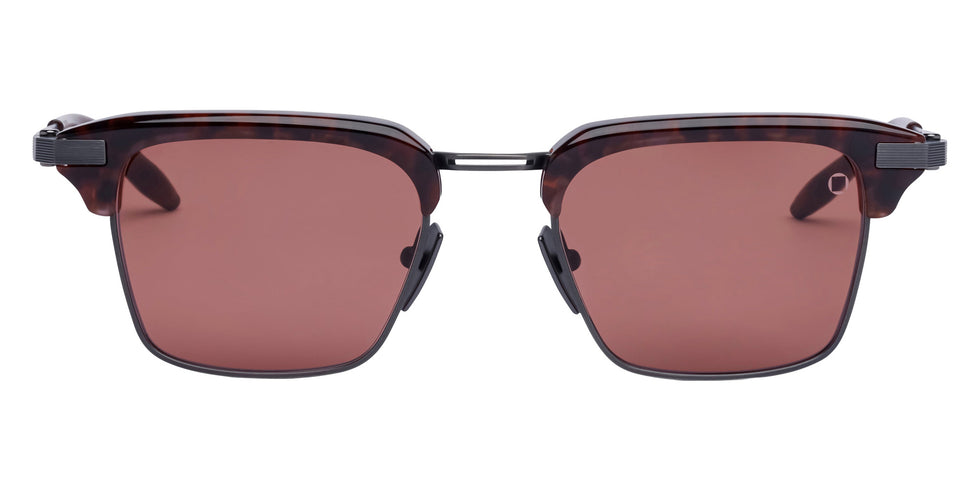 Akoni® Euclid AKO Euclid 526C 51 - Brushed Pewter/Dark Havana / Mars Sunglasses
