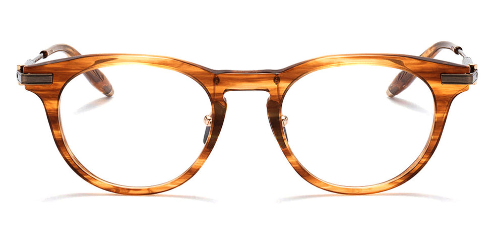 Akoni® Gemini AF AKO Gemini AF 401C 48 - Sand Swirl/Antiqued White Gold / Light Olive Eyeglasses